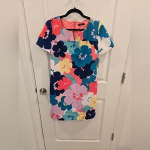 Floral Multicolor Shift Dress